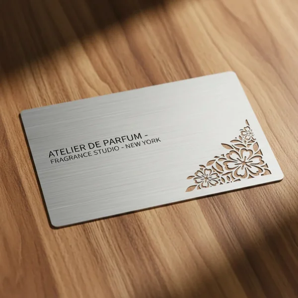 0,5mm Cartes de visite en acier inoxydable (15 pcs)