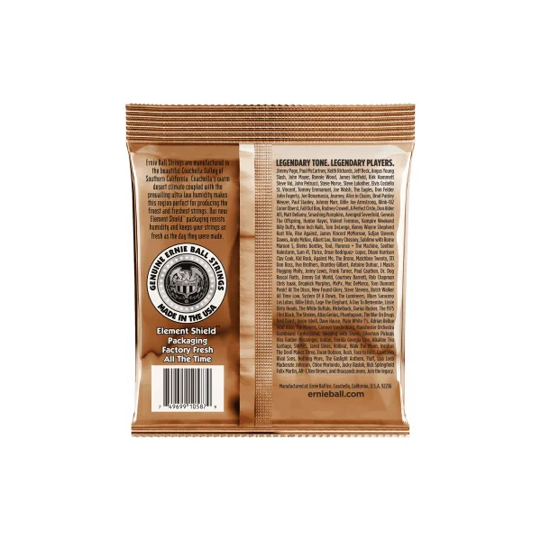 2145 ERNIE BALL - Jeu de cordes acoustique - Custom light 11,5-15,5-22w-32-44-54