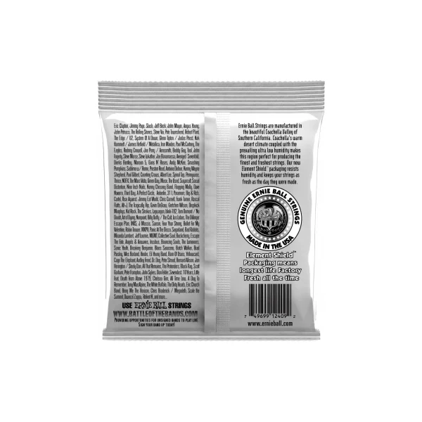 2409 ERNIE BALL - Jeu de cordes guitare classique - Nylon noir-métal doré à boule