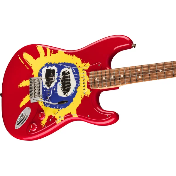 30th Anniversary Screamadelica Stratocaster Ltd (MEX, PF) - red blue yellow