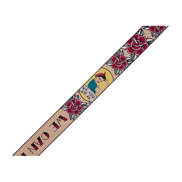 5cm polyester embout cuir avec motifs - Design 125