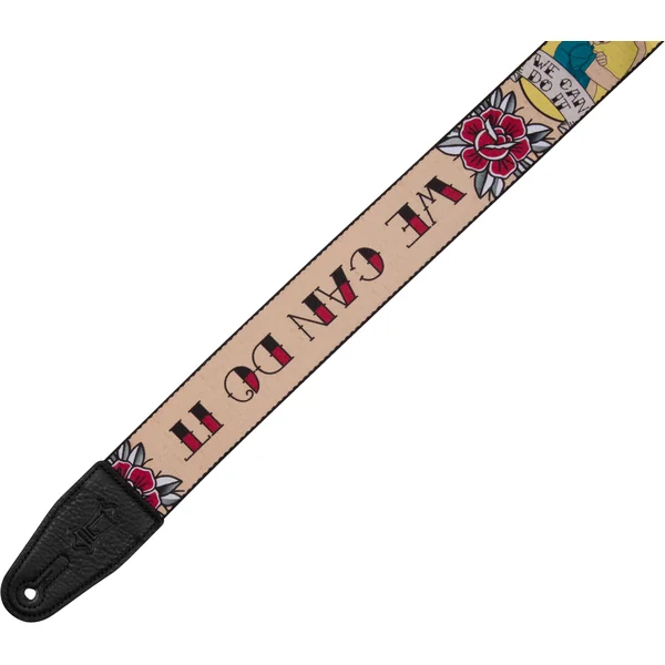 5cm polyester embout cuir avec motifs - Design 125