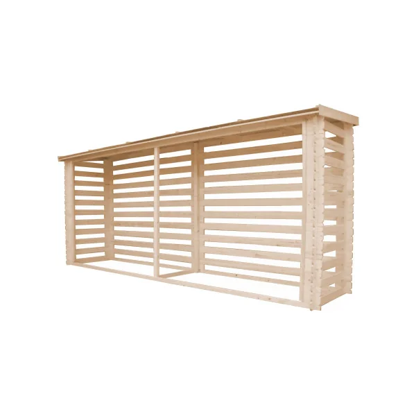 Abri Bûches 7 stères Stockage Bois Rangement Bois Abri Bois Bucher de Jardin