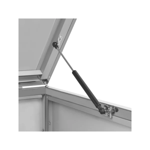 Abri Cache Poubelle Métal Gris Design Abri de Jardin Poubelle