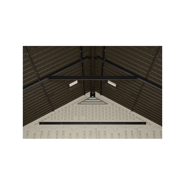Abri de jardin 4,84m² en Polyéthylène 25mm avec Plancher