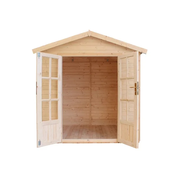 Abri de jardin 5,17m² Bois Massif Pin et Epicéa 16 mm et 18 mm avec Plancher