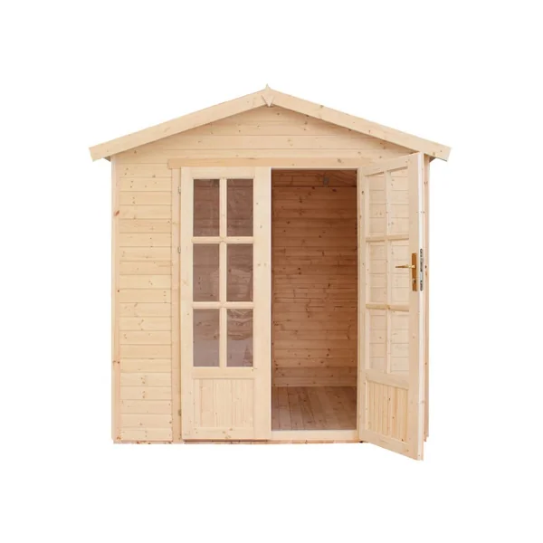 Abri de jardin 5,17m² Bois Massif Pin et Epicéa 16 mm et 18 mm avec Plancher