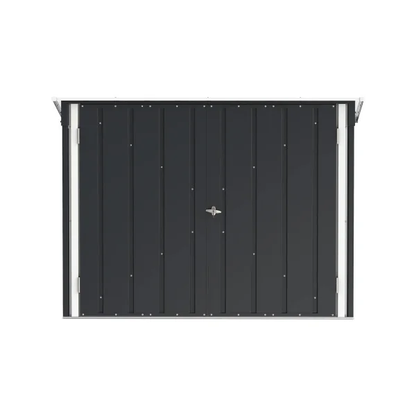 Abri de jardin Anthracite 2,05 m² pour Vélos Abri jardin Métallique Stockage Velo Abri Vélo