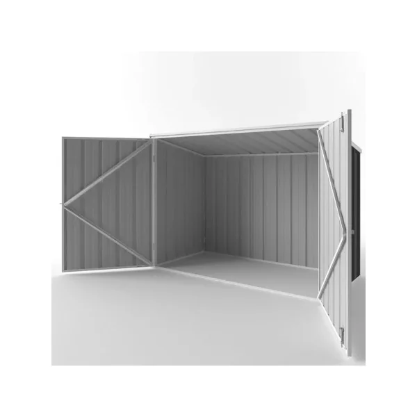Abri de jardin Gris Ardoise 2,02 m² pour Vélos Abri jardin Métallique Stockage Velo Abri Vélo