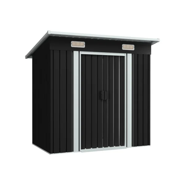 Abri de jardin métal Anthracite 2,35 m² abri métallique abri jardin métal