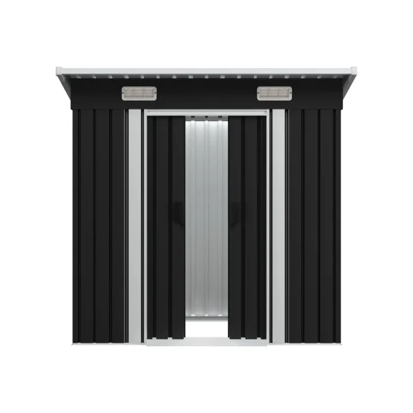 Abri de jardin métal Anthracite 2,35 m² abri métallique abri jardin métal