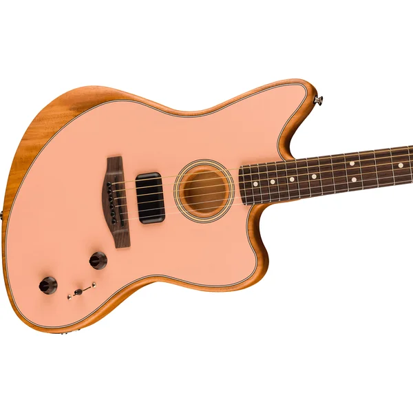 Acoustasonic Player Jazzmaster (MEX, RW) - shell pink