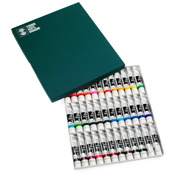 Acryl Gouache extra-fine de Turner - Set basique de 36 tubes 20 ml