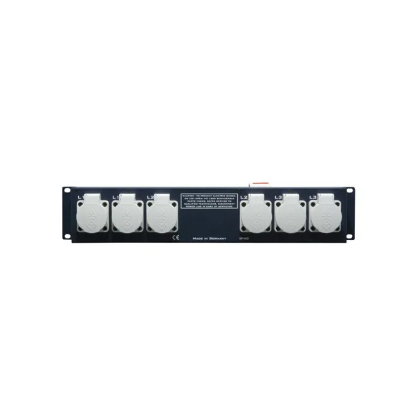 Adam Hall 19" Parts 87480 - Multiprise secteur Schuko 9 prises rackable 19", 2U