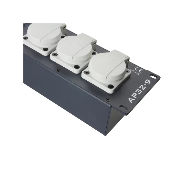 Adam Hall 19" Parts 87480 - Multiprise secteur Schuko 9 prises rackable 19", 2U