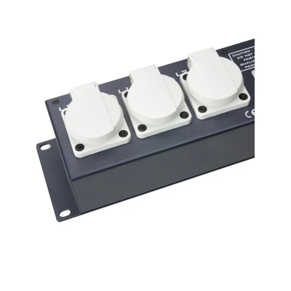 Adam Hall 19" Parts 87480 - Multiprise secteur Schuko 9 prises rackable 19", 2U
