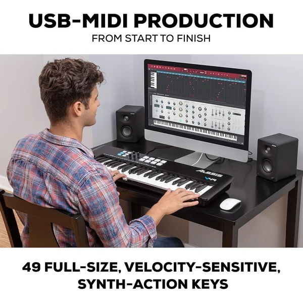 Alesis V49 MKII – Clavier Maître MIDI 49 Touches