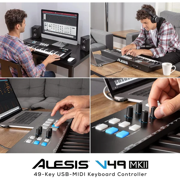 Alesis V49 MKII – Clavier Maître MIDI 49 Touches