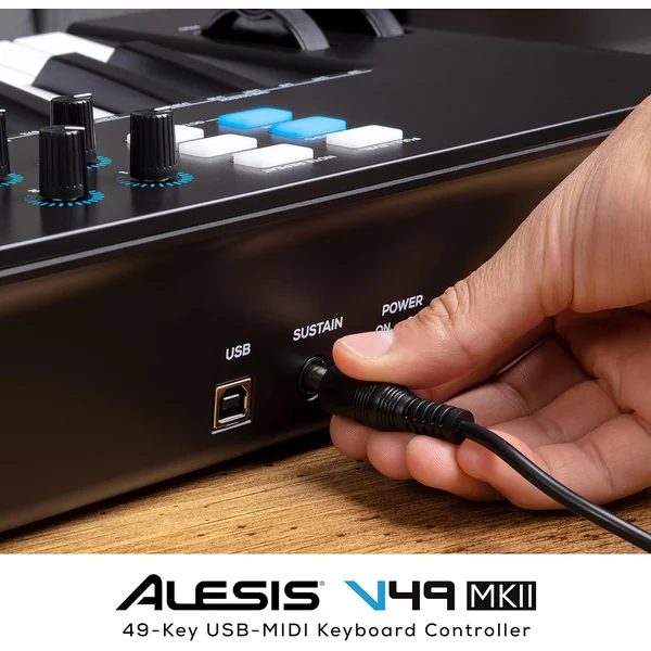 Alesis V49 MKII – Clavier Maître MIDI 49 Touches