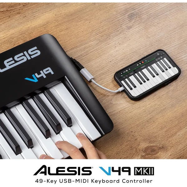 Alesis V49 MKII – Clavier Maître MIDI 49 Touches