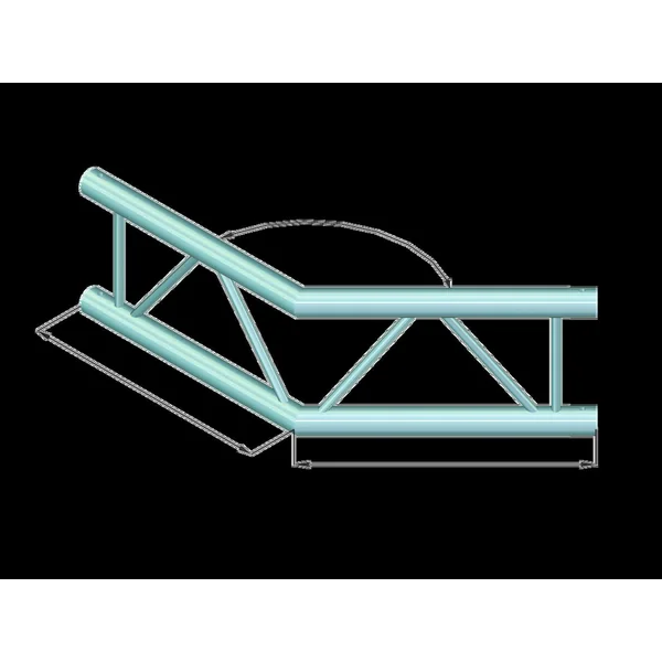 ALUTRUSS BILOCK BQ2-PAC23V 2-way Corner 135°