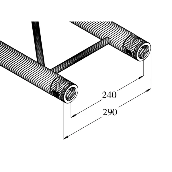ALUTRUSS BILOCK BQ2-S2000 2-way Cross Beam bk