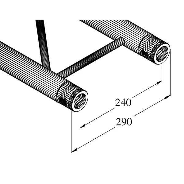 ALUTRUSS BILOCK E-GL22 1500 2-way Cross Beam