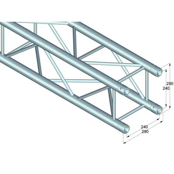 ALUTRUSS QUADLOCK QL-ET34-2500 4-way Cross Beam