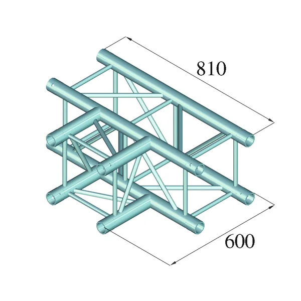 ALUTRUSS QUADLOCK TQ390-QQT35 3-way T-Piece