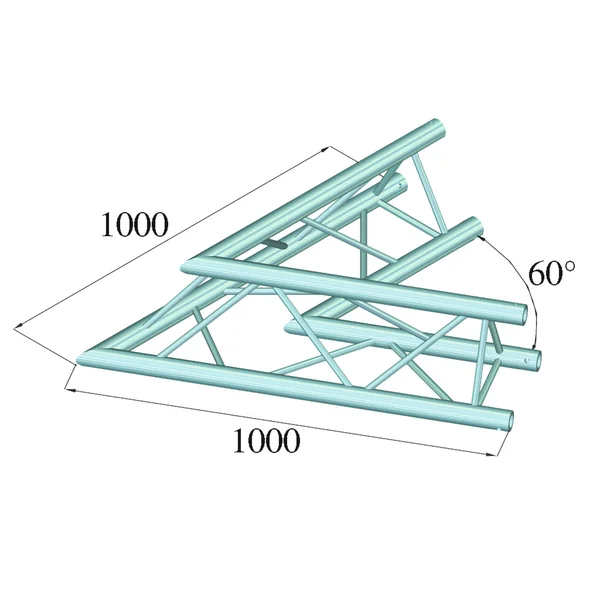ALUTRUSS TRILOCK 6082AC-20 2-way Corner 60°