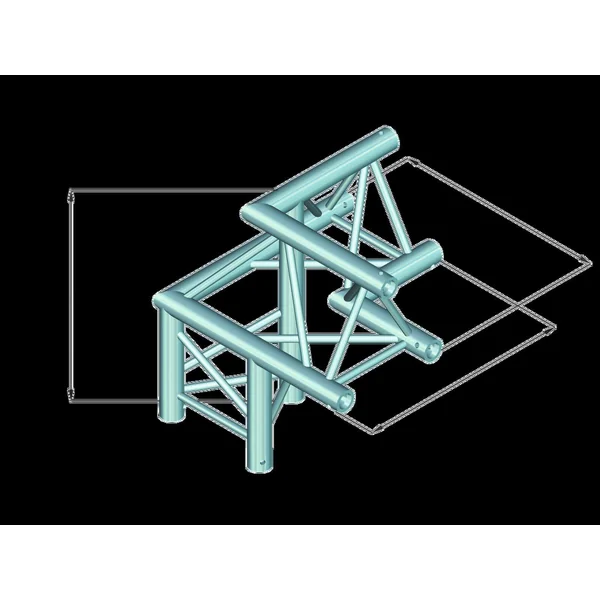 ALUTRUSS TRILOCK 6082AL-32 3-way Corner /\ left