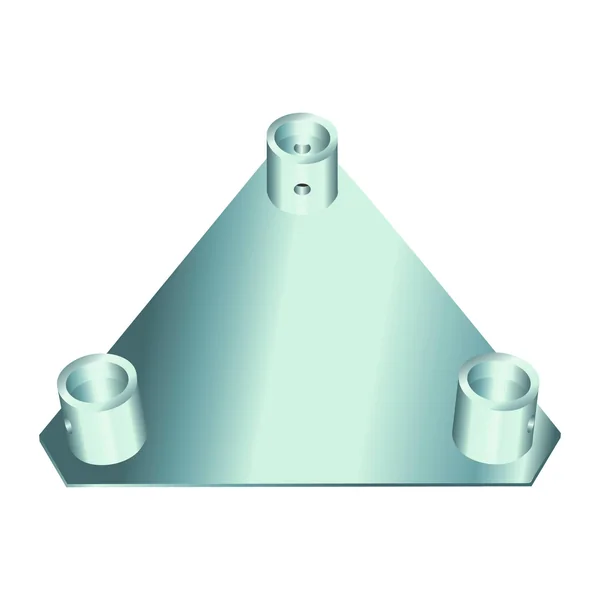 ALUTRUSS TRILOCK Base/Wall-Plate QTGP