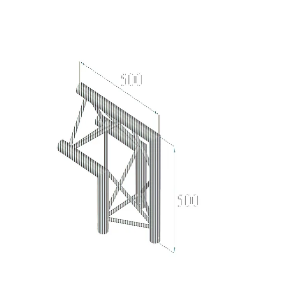 ALUTRUSS TRILOCK E-GL33 C-24 2-way Corner 90° /\