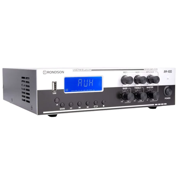 AM-40D Amplificateur mélangeur multimédia 40 Watts 100 V