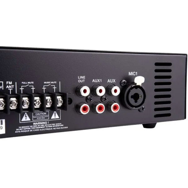 AM-40D Amplificateur mélangeur multimédia 40 Watts 100 V