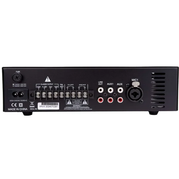 AM-40D Amplificateur mélangeur multimédia 40 Watts 100 V