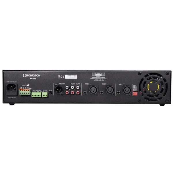 AM-500D Amplificateur mélangeur multimédia 500 Watts 100 V