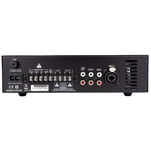 AM-80D Amplificateur mélangeur multimédia 80 Watts 100 V