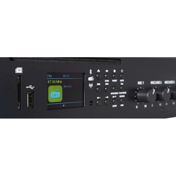 AM 120 RM-CD-2 Amplificateur mélangeur 4 Zones 120 Watts 100 V