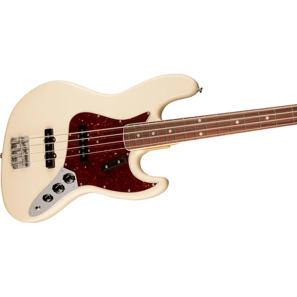 American Vintage II 1966 Jazz Bass (USA, RW) - olympic white