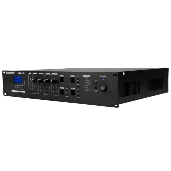 AMX-4120 Amplificateur 4 Zones 4 x 120 Watts 100 V