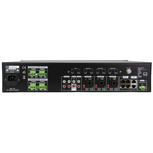 AMX-4120 Amplificateur 4 Zones 4 x 120 Watts 100 V