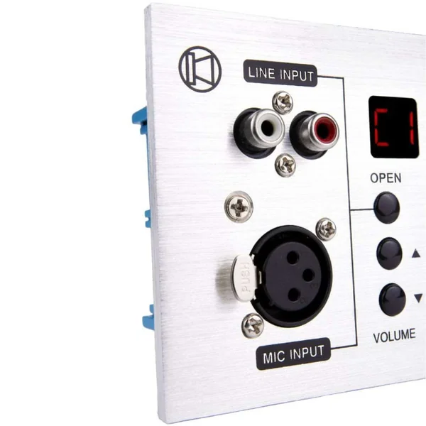 AMX-4C Platine murale pour entrée micro, source audio , BT pour série AMX-4
