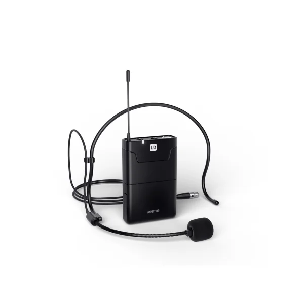 ANNY® 12 BPH2 B6 LD Systems - Enceinte autonome 12″ portable Bluetooth® sur batterie avec mixage et 2 serre-têtes sans fil