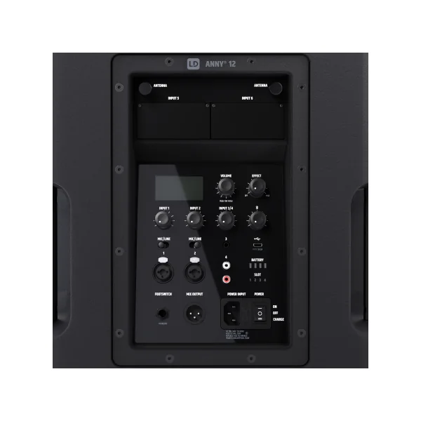 ANNY® 12 LD Systems - Enceinte autonome 12″ portable Bluetooth® sur batterie avec mixage
