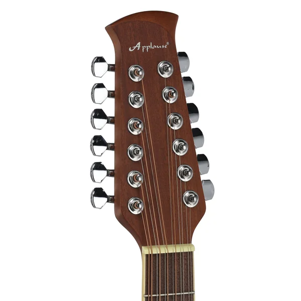 Applause E-Acoustic Guitar AB2412II Mid Cutaway 12-string - Black Satin (AB2412II-5S)