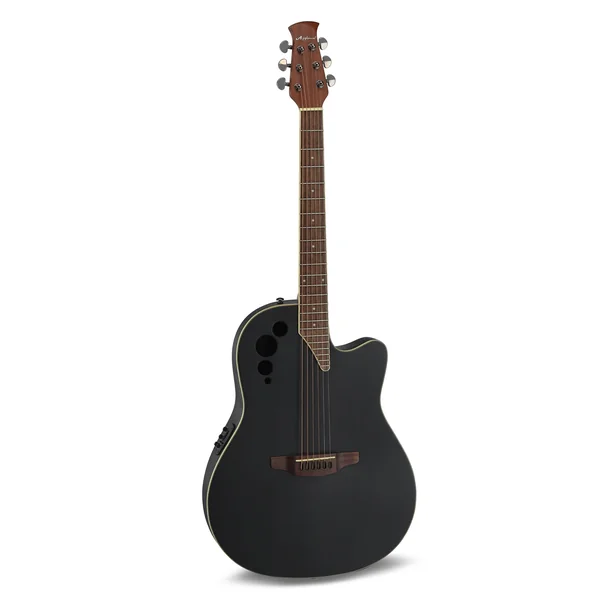 Applause E-Acoustic Guitar AE44II Mid Cutaway - Black Satin (AE44-5S)