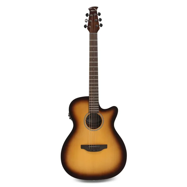 Applause E-Acoustic Guitar Jump OM Electro Cut Gloss - Tobacco Burst (AEO-69-TB)