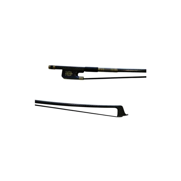 Archet Violon Crystal Carbone 4/4 Crin Noir Doré