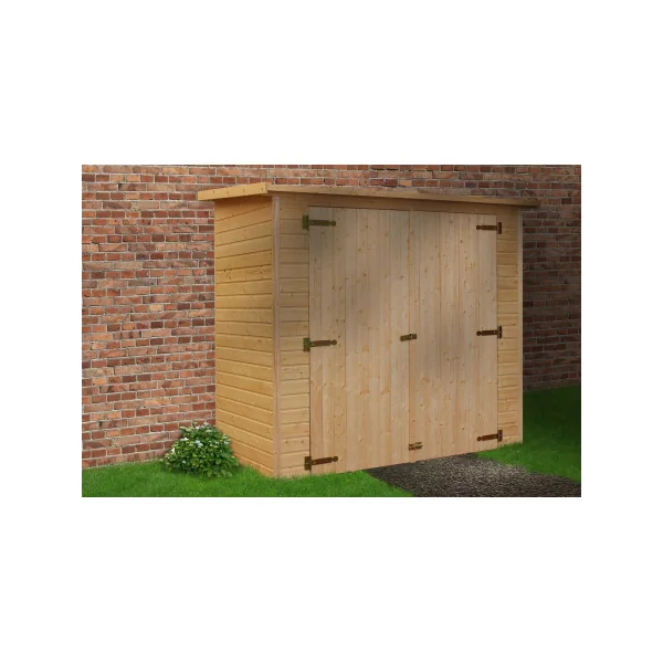 Armoire de Jardin 2,74m² Bois Massif Pin et Epicéa 17 mm Sans Plancher